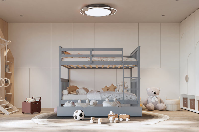 Bunk Cove Gray Bunk bed