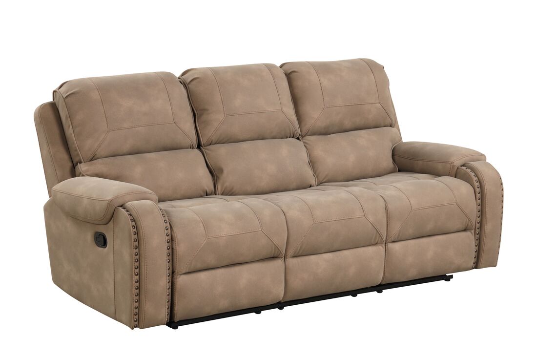 Titan1001-Latte OVERSIZED 3pc Reclining Set