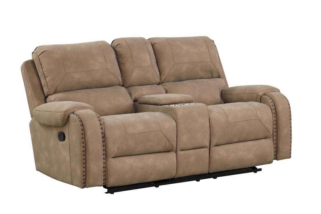 Titan1001-Latte OVERSIZED 3pc Reclining Set