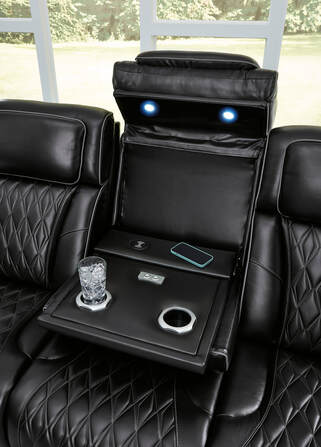 U271-06 Power Reclining Set (Genuine Leather + Air Massage) **NEW ARRIVAL***