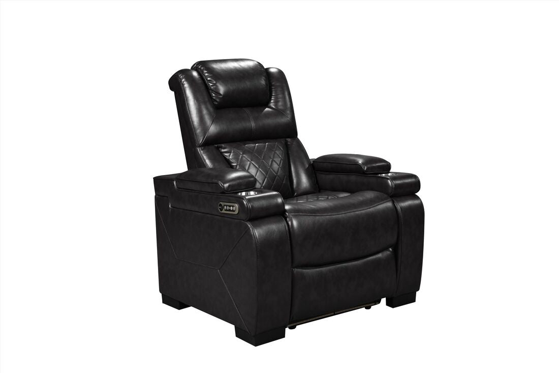 Woodland Black 3PC Power Reclining Set